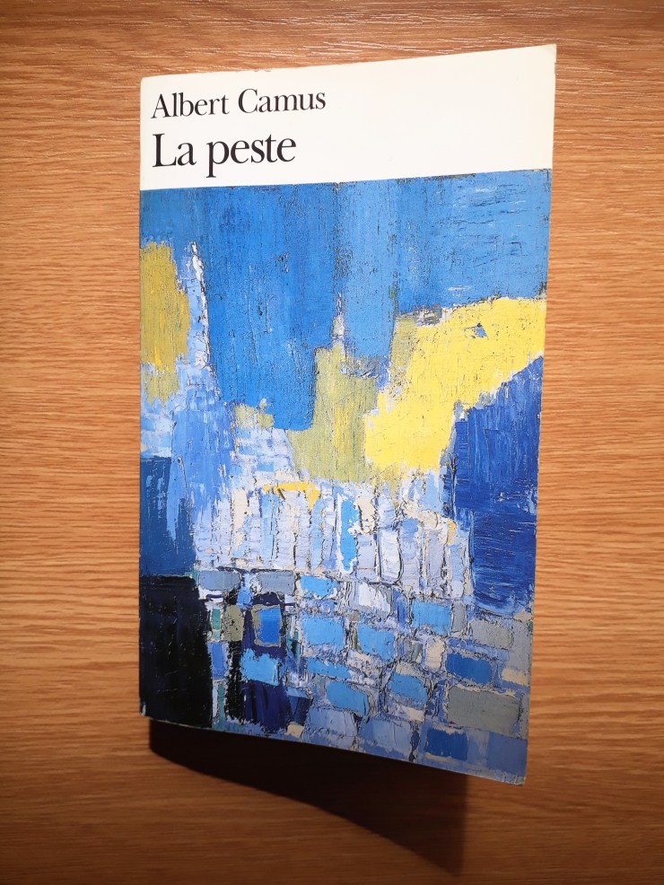 The cover of La Peste, by Albert Camus